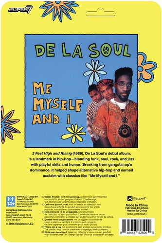 Image of Back Cover of Accessories - NEW - DE LA SOUL, Trugoy The Dove Reaction Figure (Super 7; OCT2025WGK, US 2025), ,  - 4416023C