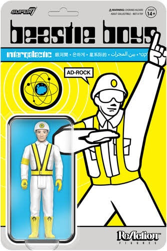 Image of Front Cover of Accessories - NEW - BEASTIE BOYS, AD-ROCK Intergalactic Reaction Figure (Super 7; NOV2025GFTVN, US 2025), ,  - 4416025C