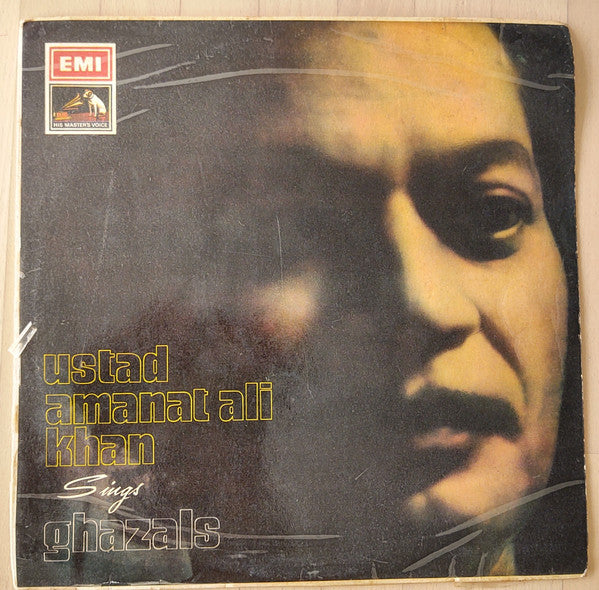 Image of Front Cover of LP - VG/VG - USTAD AMANAT ALI KHAN, Amanat Sings Ghazals (His Master's Voice; LKDA 20039, Pakistan , Flipback Sleeve), Strong VG,  - 4326308E
