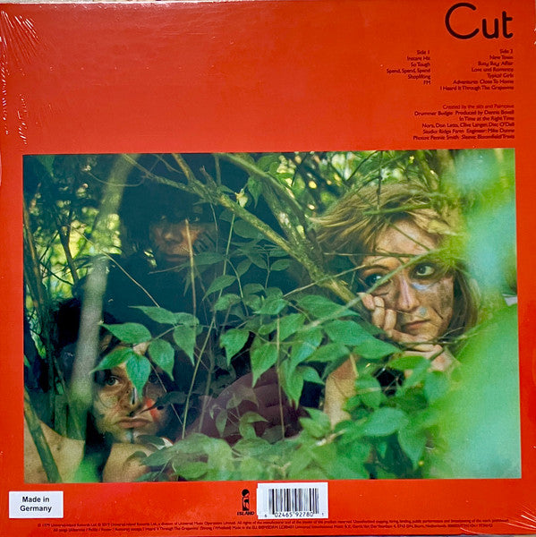 Image of Back Cover of LP - EX/EX - THE SLITS, Cut (Island Records; 7734143, UK 2024 Reissue, Inner, Limited Edition Orange vinyl), ,  - 4426067E