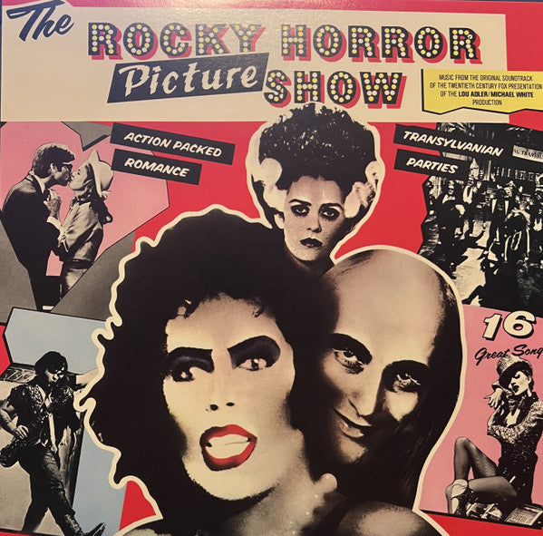 Image of Front Cover of LP - EX/EX - ORIGINAL CAST, The Rocky Horror Picture Show (Ode Records; ODE-00001-1, UK & US 2013 Reissue, Red Translucent vinyl), ,  - 4426068E