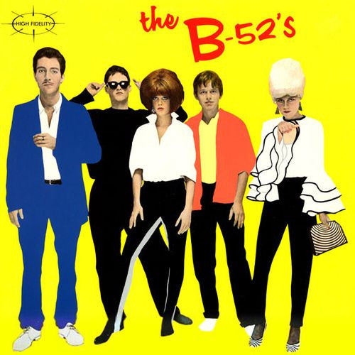 Image of Front Cover of LP - VG/VG+ - THE B-52'S, The B-52's (Island Records; ILPS 9580*, UK 1980 Reissue, Plain Black Inner), Light cover wear,  - 4446019S