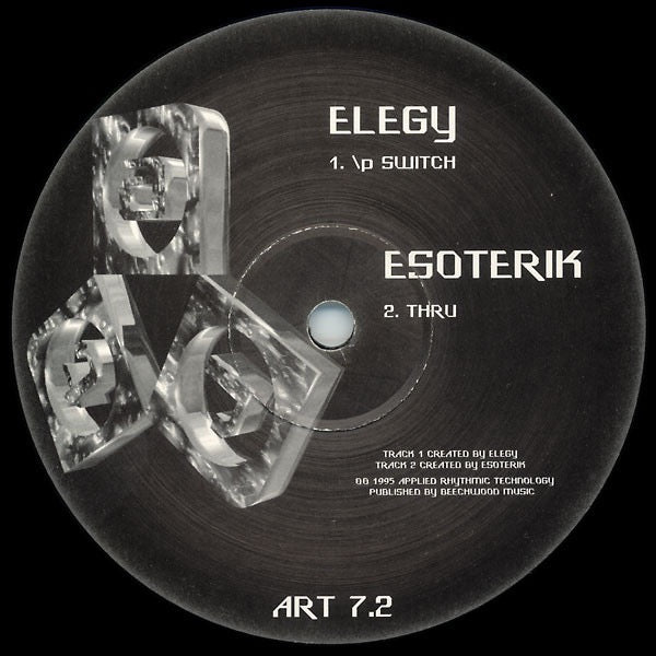 Image of Front Cover of 12" - /G+ - VARIOUS, ART 7.2 / B1214.2 (Applied Rhythmic Technology (; ART 7.2, UK 1995), Light fogging to B side., A1	Elegy�	\P Switch7:42A2	Esoterik�	Thru6:21B1	Redcell�	Climatic Calm	5:45B2	Redcell�	Practopia	5:32 - 4416121C