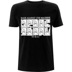 Image of Front Cover of Accessories - NEW - RAGE AGAINST THE MACHINE, Post No Bills T-Shirt (Black) M (, Europe ), ,  - 4416191C