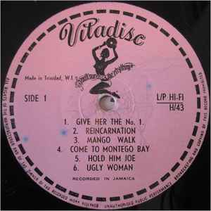 Image of Label Cover of LP - G+/G+ - VARIOUS, For Adults Only (Vitadisc; H-43, Trinidad & Tobago 1955, Picture Sleeve, Lyric sheets), scuff and rub marks to media. original sleeve in great shape considering age. comes w/ lyric sheets,  - 4446140S