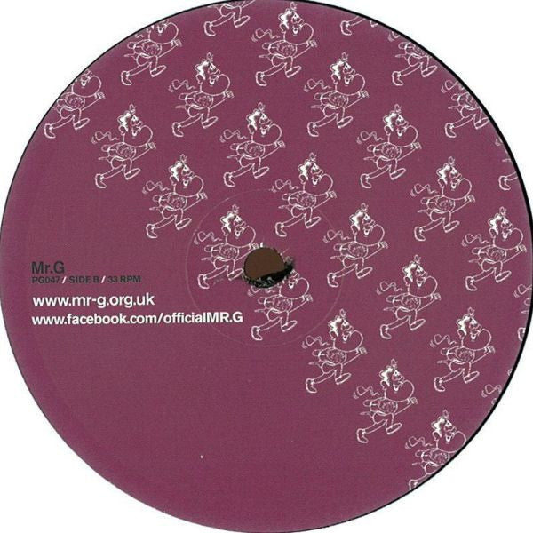 Image of Back Cover of 12" - /VG - MR.G, Another Zone E.P. (Phoenix G.; PG047, UK 2013, Plain Sleeve), Strong VG, light marks only.,  - 4426107E