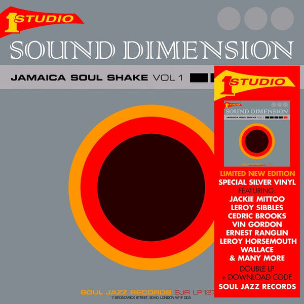 Image of Front Cover of 2xLP - VG/VG+ - SOUND DIMENSION, Jamaica Soul Shake Vol 1 (Soul Jazz Records ; SJR LP127C, UK 2023, Picture Sleeve, Inner), light creasing to sleeve,  - 4446149S