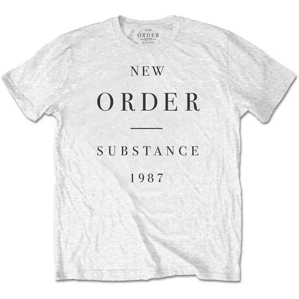 Image of Front Cover of Accessories - NEW - NEW ORDER, Substance T-Shirt (White) L (, Europe ), ,  - 4416364C