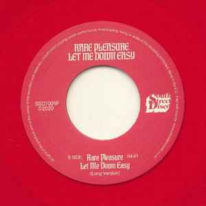 Image of Back Cover of 7" - EX/EX - RARE PLEASURE, Let Me Down Easy (South Street Disco; SSD7001P, UK 2024 Reissue, Company Sleeve, Red Vinyl), ,  - 4426140E