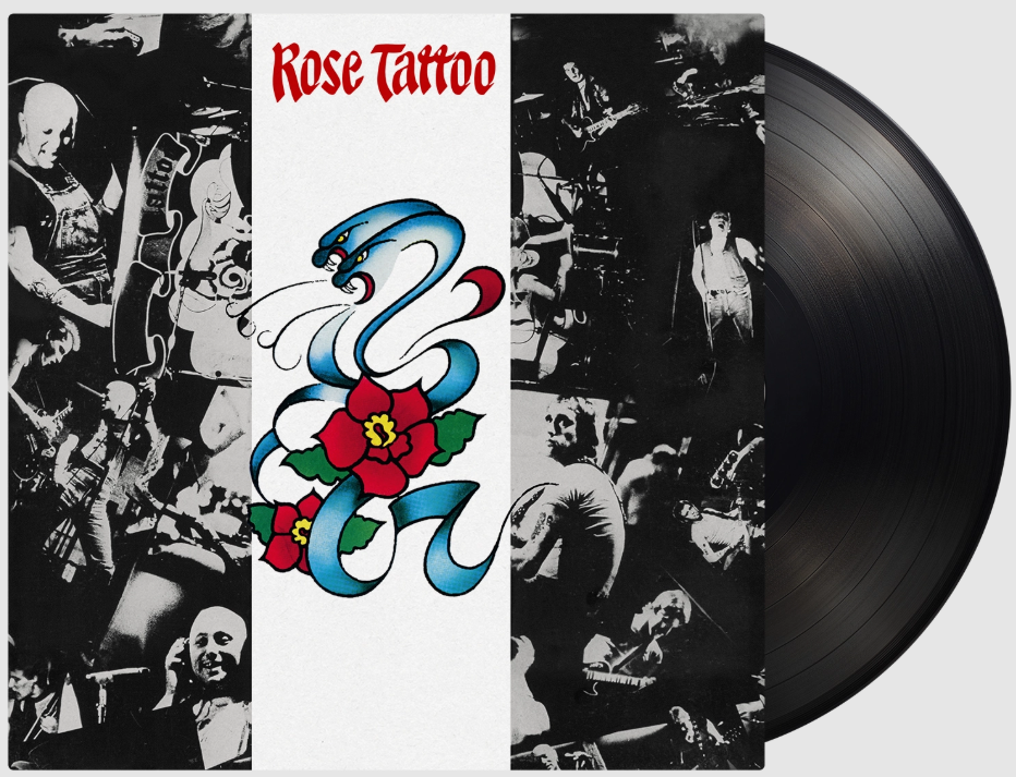 Image of Front Cover of LP - NEW - ROSE TATTOO, Rose Tattoo (Music On Vinyl; MOVLP4015, UK 2027 Reissue, Black Vinyl), , Black vinyl reissue of Rose Tattoo’s self-titled debut, featuring their blues-driven hard rock sound. With their first four albums, Rose Tattoo established themselves as a force to be reckoned. Their hard rock is truly one of a kind and would go on to influence tons of bands.  - 9420769C