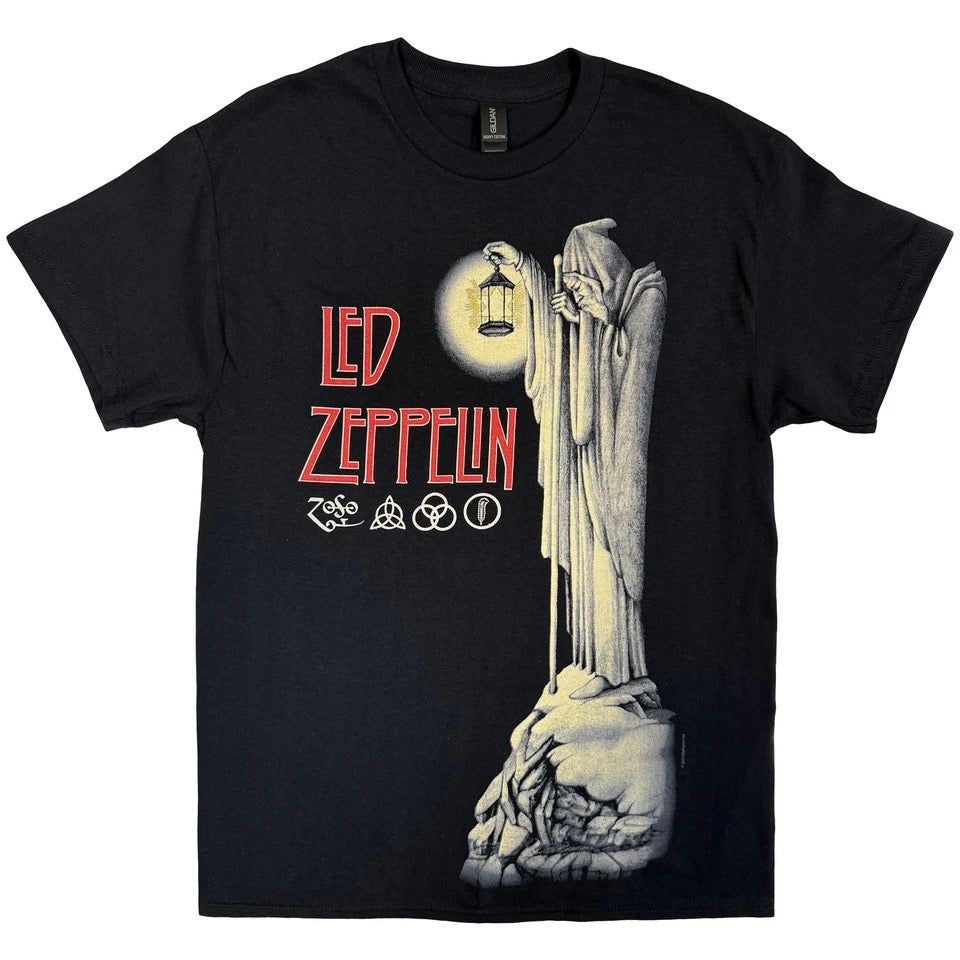 Image of Front Cover of Accessories - NEW - LED ZEPPELIN, Hermit T-Shirt (Black) XL (, UK ), ,  - 4416379C