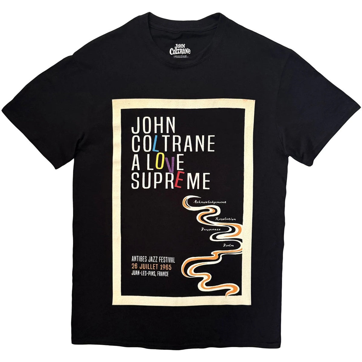Image of Front Cover of Accessories - NEW - JOHN COLTRANE, 'A Love Supreme' T-Shirt (Black) L (, UK ), ,  - 4416441C