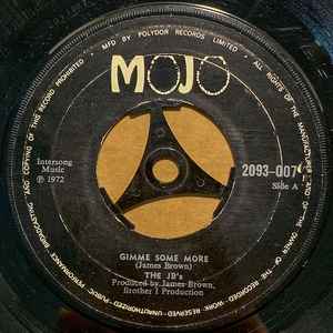 Image of Front Cover of 7" - /VG - THE JB'S, Gimme Some More / The Rabbit Got The Gun (Mojo; 2093-007, UK 1972), Light marks. B side title scratched out.,  - 4426141E