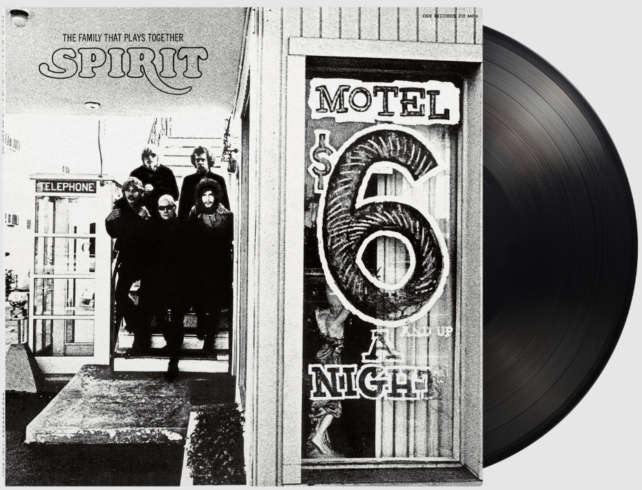 Image of Front Cover of LP - NEW - SPIRIT, The Family That Plays Together (Music On Vinyl; MOVLP556B, UK 2027, Black Vinyl), , Combining jazz, rock, prog, folk and Indian influences, Spirit were unarguably the most interesting band under the Californian sun. Founded in LA in 1967, they released a lot of great records - 9420782C