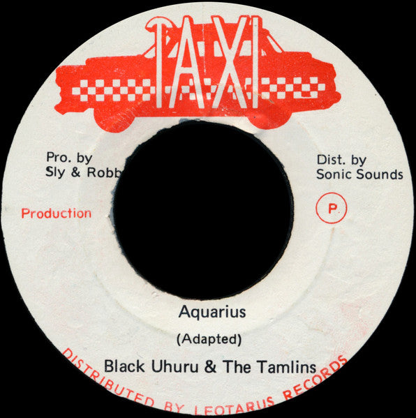 Image of Front Cover of 7" - /EX - BLACK UHURU & THE TAMLINS, Aquarius (Taxi; , Jamaica 1980s), ,  - 4426179E