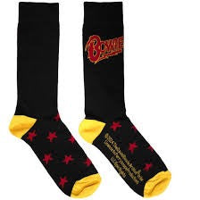 Image of Front Cover of Accessories - NEW - DAVID BOWIE, Logo Stars Socks (,  ), ,  - 4416473C
