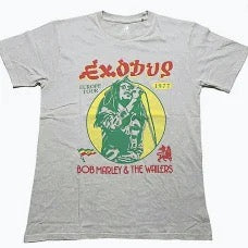 Image of Front Cover of Accessories - NEW - BOB MARLEY, Exodus Tour T-Shirt (Grey) M (, UK ), ,  - 4416546C