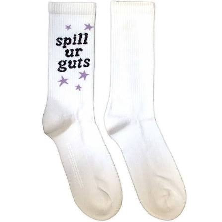 Image of Front Cover of Accessories - NEW - OLIVIA RODRIGO, Spill Ur Guts Socks (, UK ), ,  - 4416501C
