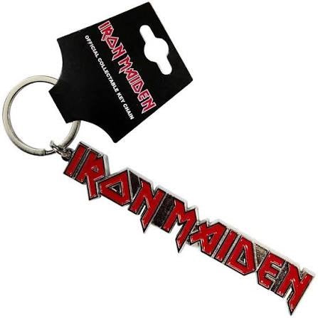 Image of Front Cover of Accessories - NEW - IRON MAIDEN, Logo Metal Keyring (, Europe ), ,  - 4416511C