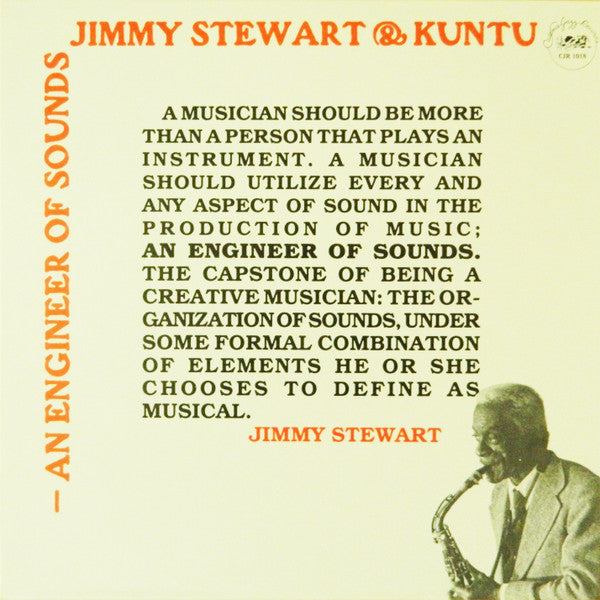 Image of Front Cover of LP - VG+/VG - JIMMY STEWART (18) & KUNTU, An Engineer Of Sounds (Cadence Jazz Records; CJR 1018, US 1984), Vinyl in strong VG,  - 4446214S