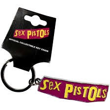 Image of Front Cover of Accessories - NEW - SEX PISTOLS, Logo Metal Keyring (, UK ), ,  - 4416525C