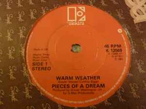 Image of Front Cover of 7" - /VG - PIECES OF A DREAM, Warm Weather / Body Magic (Elektra; K 12569, UK 1981), Light mnrks.,  - 4426162E