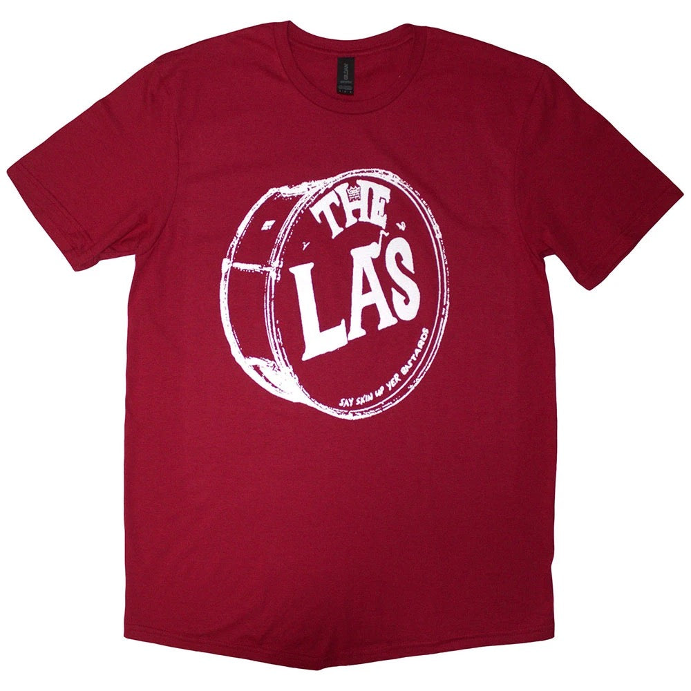 Image of Front Cover of Accessories - NEW - THE LA'S, Drum Head T-Shirt (Red) L (, UK ), ,  - 4416414C