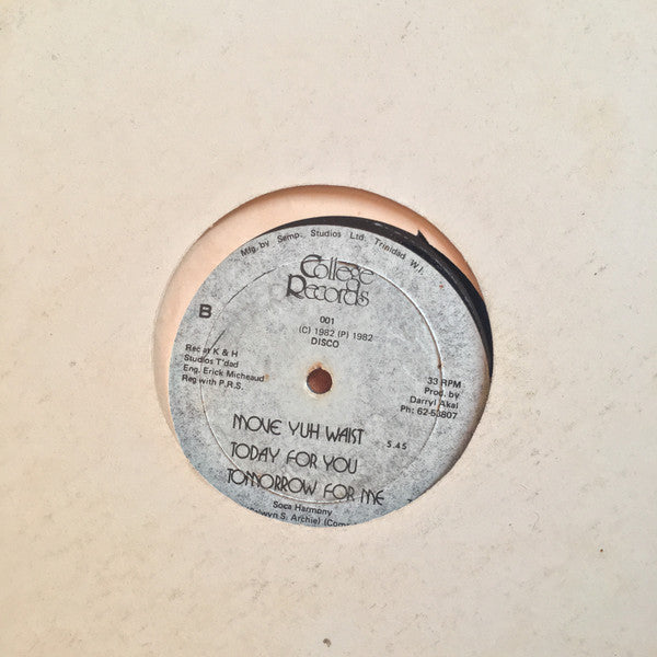 Image of Back Cover of LP - /VG - SOCA HARMONY, Soca Fever (College Records; 001, Trinidad & Tobago 1982), ,  - 4446181S