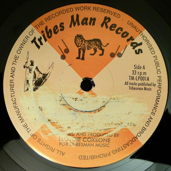 Image of Label Cover of LP - VG/VG - SIR COXSON SOUND, King Of The Dub Rock (Tribes Man Records; TRIBES-MAN DUBROCKLP 1, UK Reissue, 'DUBB' On Back Sleeve And Spine), Writing On Label, Edge Wear, Mark On A, Doesn't Affect Play,  - 4446251S