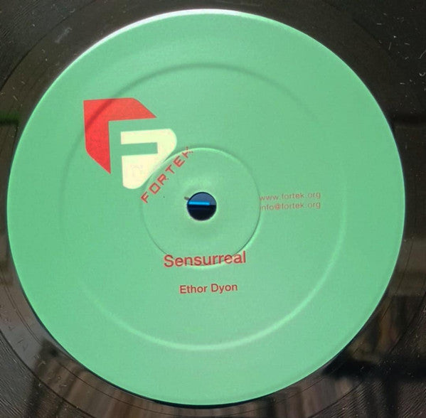 Image of Front Cover of 12" - /G+ - SENSURREAL, Ethor Dyon (Fortek; FT 012, Netherlands 2005), Writing on label in marker, A		Ethor DyonB1		UntitledB2		Untitled - 4416655C