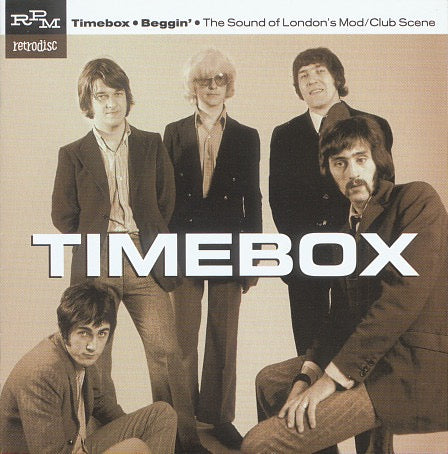 Image of Front Cover of CD - VG+/VG+ - TIMEBOX, Beggin' (RPM retrodisc; Retro 834, Europe 2008, Jewel Case), ,  - 4416639C