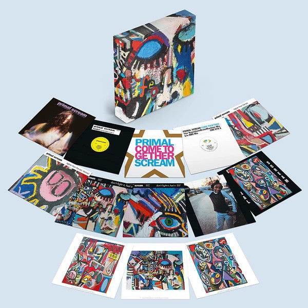Image of Label Cover of 10x12" - VG+/VG+ - PRIMAL SCREAM, The Screamadelica 12" Singles (Sony Music; 19439904541, Europe 2021, Box Set, 3 Prints), Clean, complete copy,  - 4416615C