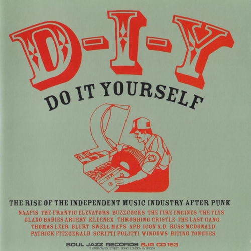 Image of Front Cover of CD - VG+/VG+ - VARIOUS, D-I-Y Do It Yourself (Soul Jazz Records; SJR CD 153, UK 2007, Booklet), ,  - 4456163S