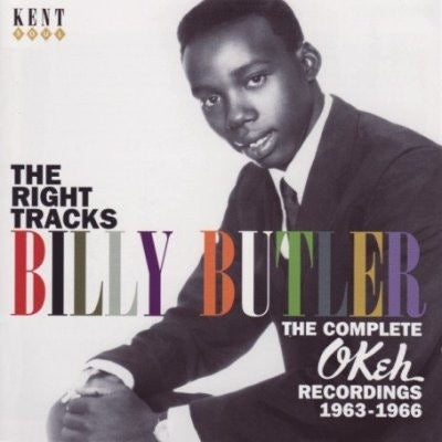 Image of Front Cover of CD - VG+/VG+ - BILLY BUTLER, The Right Tracks The Complete Okeh Recordings 1963-1966 (Kent Soul; CDKEND 280, UK 2007, Jewel Case), ,  - 4416641C