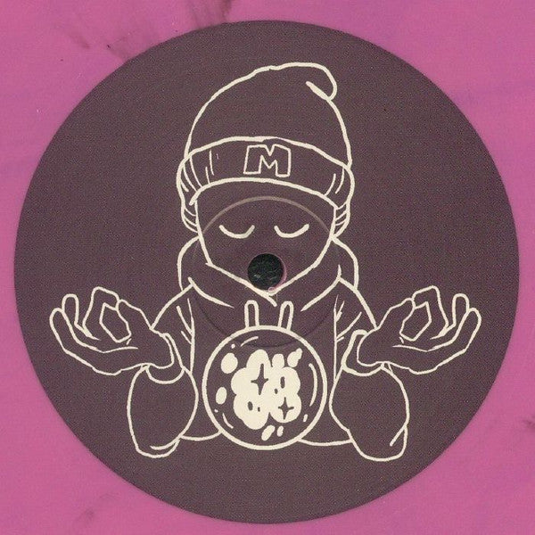 Image of Back Cover of 10" - /VG+ - FEZ THE KID, Nuff Bad Boy / Crunchy Paradise (Meditator Music ; MEDITATOR038, UK 2024, Pink & Purple Marbled Vinyl), ,  - 4426065E