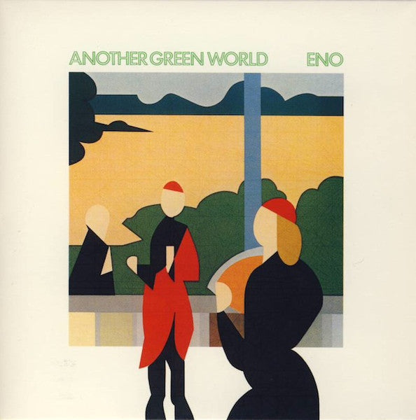 Image of Front Cover of LP - VG/VG - ENO, Another Green World (EG; EGLP 21, UK 1986 Reissue), A few light hairlines only. Sleeve has some small creases along the spine, vague hint of ringwear, tiny sticker removal tear. ,  - 4426125E