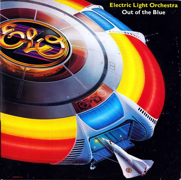 Image of Front Cover of 2xLP - VG+/VG+ - ELO - THE ELECTRIC LIGHT ORCHESTRA, Out Of The Blue (Jet Records; UAR 100, UK 1977, Gatefold, 2 Inners, No Poster, KEV & ARTHUR), Very minor wear to sleeve.,  - 4446260S