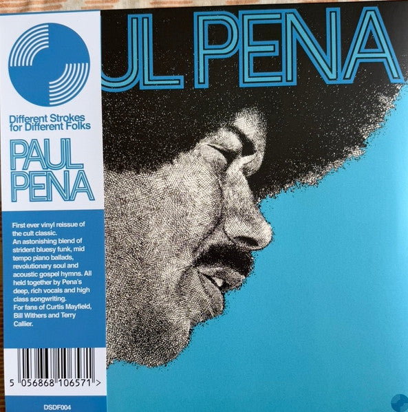 Image of Front Cover of LP - EX/EX - PAUL PENA, Paul Pena (Different Strokes For Different Folks; DSDF004, UK & Ireland 2026 Reissue, Inner, With Obi), Opened Instore, Still In Shrinkwrap,  - 4446286S