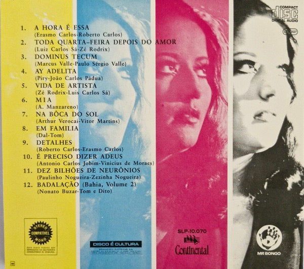 Image of Back Cover of CD - VG+/VG+ - C�LIA, C�lia (Mr Bongo; MRBCD157, UK Reissue, Digipak), ,  - 4416646C