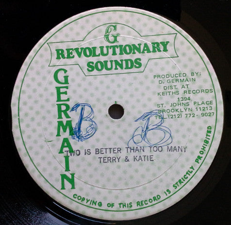 Image of Back Cover of 12" - /VG - SUGAR MINOTT, A Slice Of The Cake (Revolutionary Sounds; DG-REG 11983, Jamaica 1980s), WOL. Light marks only.,  - 4446270S