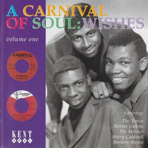 Image of Front Cover of CD - VG+/VG+ - VARIOUS, Carnival Of Soul - Volume 1 : Wishes (Kent Soul; CDKEND 108, UK 1994, Jewel Case), ,  - 4416689C