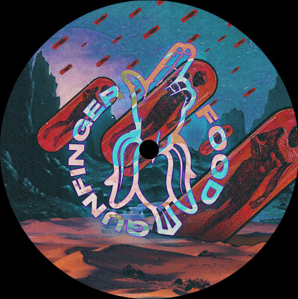Image of Front Cover of 12" EP - /VG+ - MOTHER OF PEARLS, Dunes Of Gelexia EP (Gunfinger Food ; GUNFNGR003, UK 2021), Hi-tempo electro / breakbeat / trancey acid, Hi-tempo electro / breakbeat / trancey acid - 4426307E