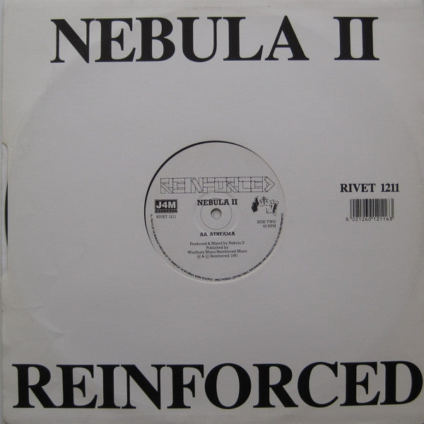 Image of Back Cover of 12" - G+/G+ - NEBULA II, Seance / Atheama (Reinforced; RIVET 1211, UK 1991, Titled Company Sleeve), ,  - 3026035E