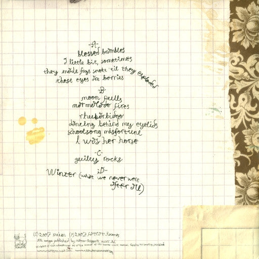 Image of Back Cover of LP - VG+/VG+ - MUM, Go Go Smear the Poison Ivy (Fat Cat; FATLP46, UK 2007, Gatefold, w/7"), ,  - 4226084E