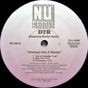 Image of Back Cover of 12" - /VG - DTR FT MARILYN SAREO, Journey Into A Dream (Nu Groove; NG029, US 1990), light marks only,  - 2046117S