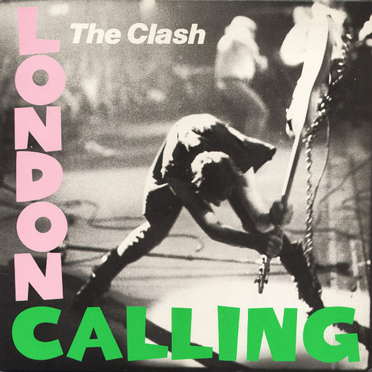 Image of Front Cover of 3814175C: 2xLP - THE CLASH, London Calling (CBS White Labels; CBS 460114 1, Europe 1987 Reissue, 2 Inners)   VG/VG