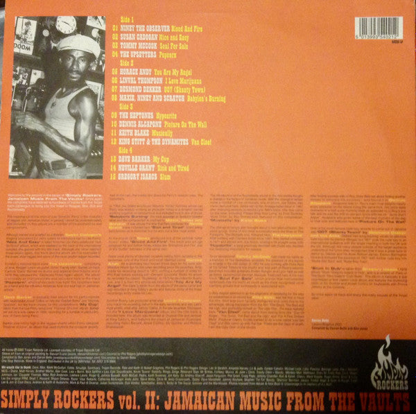 Image of Back Cover of 3524128E: 2xLP - VARIOUS, Simply Rockers 2 (Rockers ; ROXS2 LP, UK 2002, Picture Sleeve)   VG/VG+