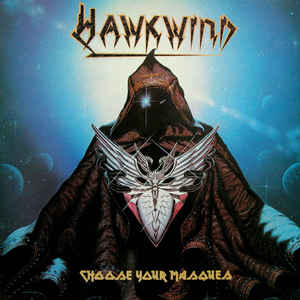 Image of Front Cover of LP - VG/G+ - HAWKWIND, Choose Your Masques (RCA; RCALP 6055, UK 1982), ,  - 2326238E