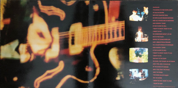 Image of Back Cover of 5015093C: 12" - THE JESUS AND MARY CHAIN, Darklands (Blanco y Negro; NEG29T, UK 1987, Gatefold) Hairlines, General wear to sleeve  VG/VG