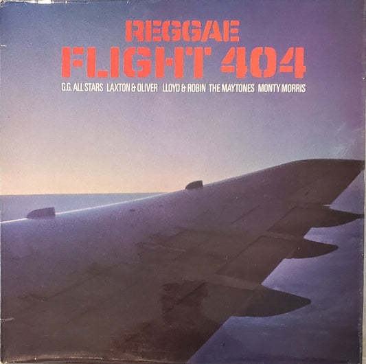 Image of Front Cover of 5044250S: LP - VARIOUS ARTISTS, Reggae Flight 404 (Trojan Records; TBL 115, UK 1977 Reissue, Laminated Sleeve)   VG/VG+